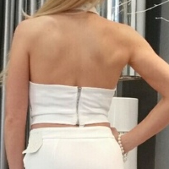 TOP LACE UP CROP TOP - Picture 3 of 4